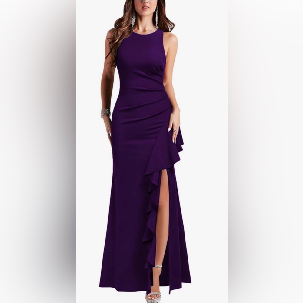 Purple Evening Gown
